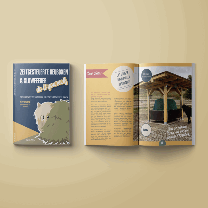 zeitgesteuerte Heuraufen und Slowfeeder