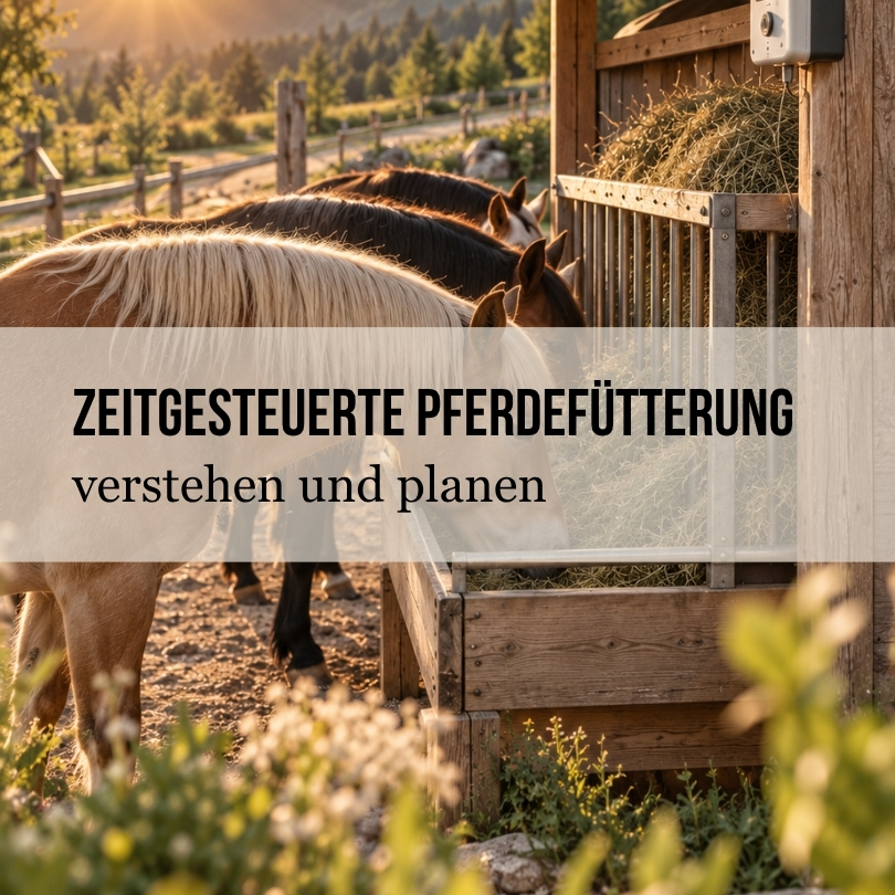 Zeitgesteuerte Pferdefütterung verstehen und planen - Das Workbook